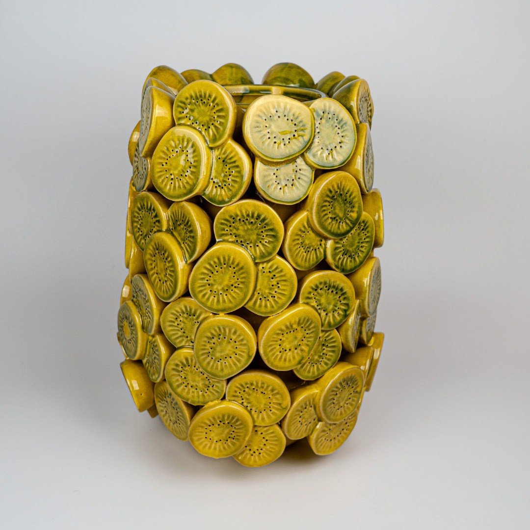 Vase Kiwi - Bomb - Large - Höhe 42 cm - von strohdeicher design10050