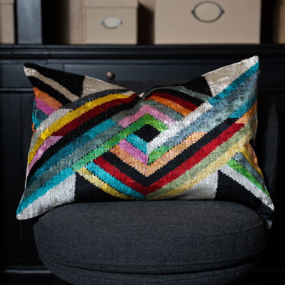 Kissen Rainbow Mania - Silk - Velvet 40 x 60 - von strohdeicher design10061