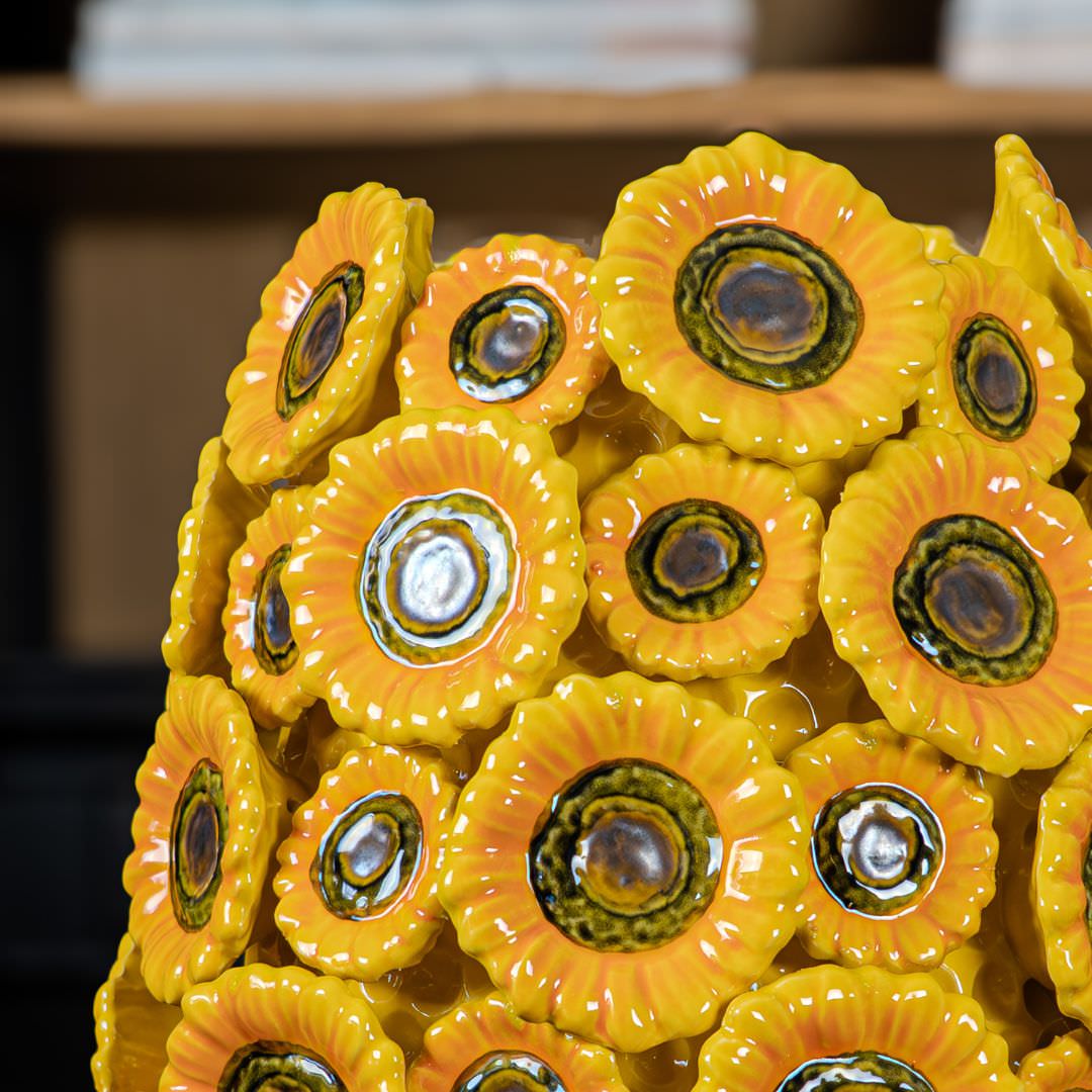 Vase Sunflower Bomb - Large - Höhe 41 cm - von strohdeicher design10012
