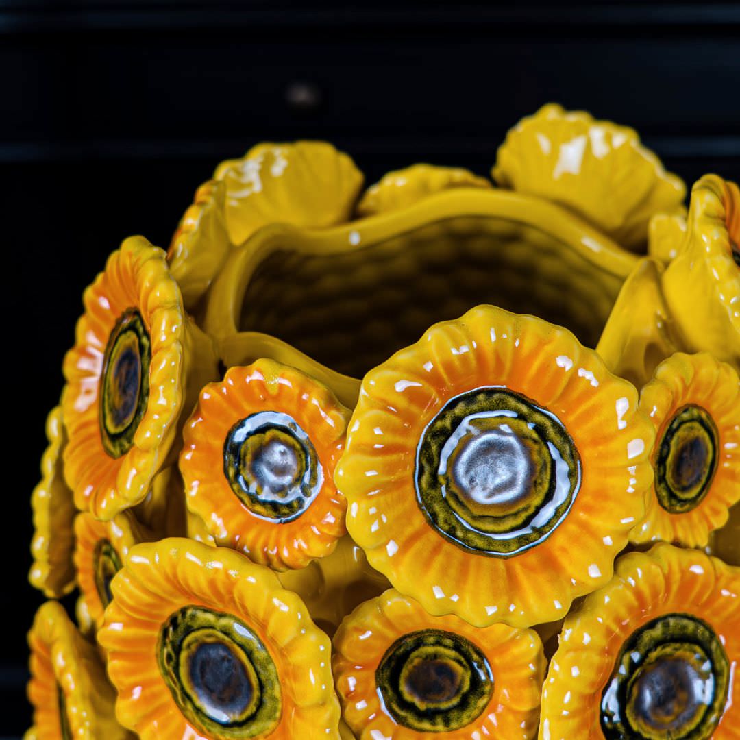 Vase Sunflower Bomb - Large - Höhe 41 cm - von strohdeicher design10012