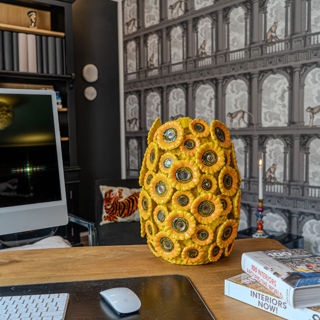 Vase Sunflower Bomb - Large - Höhe 41 cm - von strohdeicher design10012